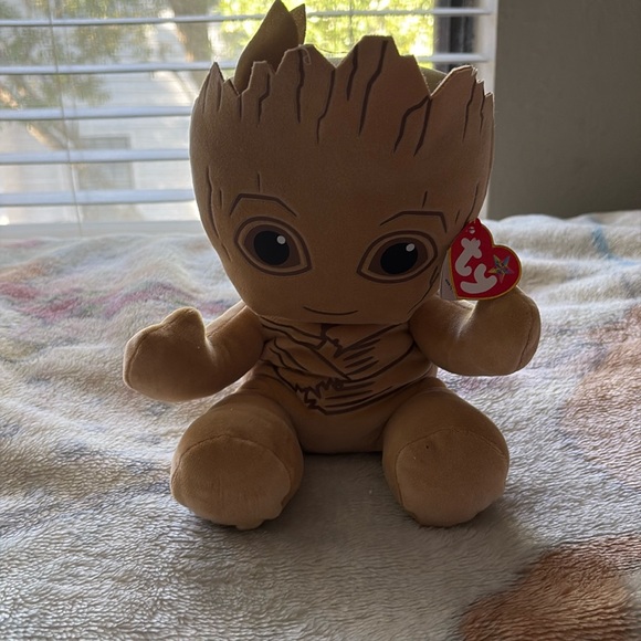 Marvel x TY Beanie Buddy Groot - Picture 1 of 5